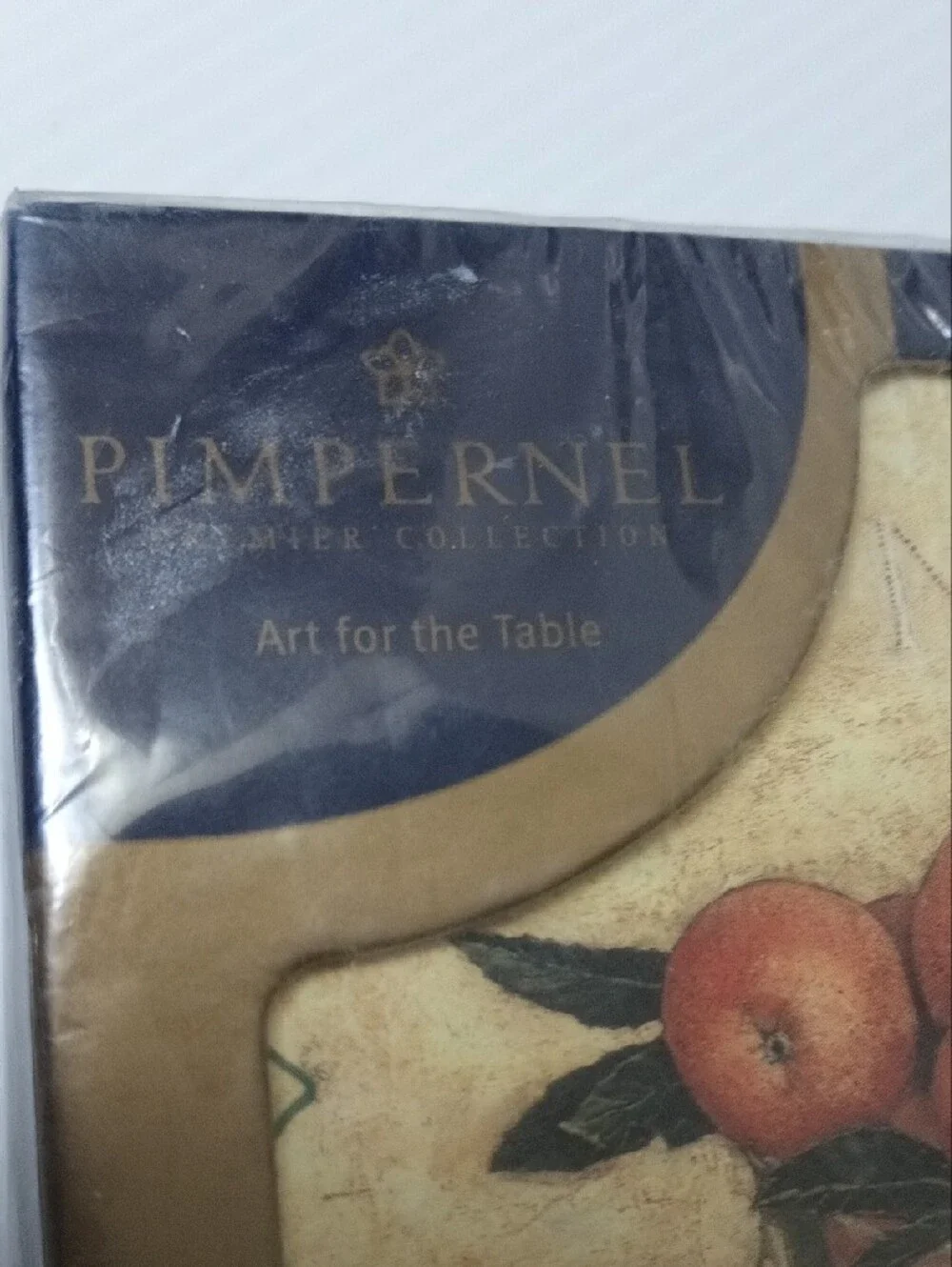 Pimpernel Fruit Motif Coaster Set – Brand New, Sealed
